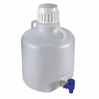 GRAINGER 7220010 Carboy 10 L 390 mm H Clear