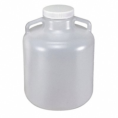 GRAINGER 7210010 Carboy 10 L 390 mm H Clear