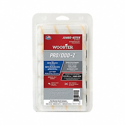 WOOSTER RR503 Mini Roller Cover 4 1/2 L 1/2 Nap PK10