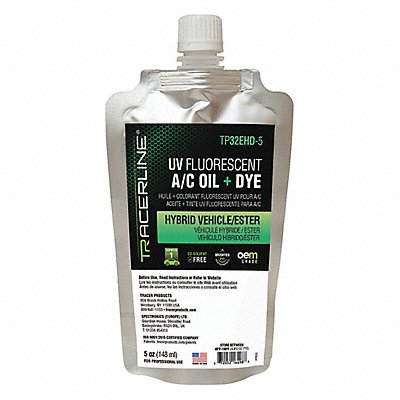 TRACERLINE TP32EHD5 UV Leak Detection Dye 5 oz Size