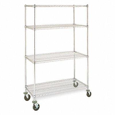 INSTOCK GRMSS1848 Metal Shelving 18x79x48in Shelf Capacity 200lb