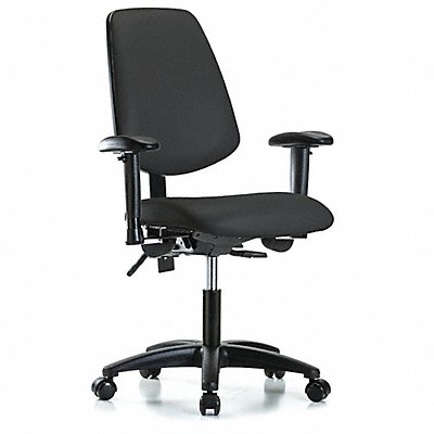GRAINGER GRVDHCHMBRGRC8540A1 Cleanroom Task Chair 300 lb Cap. Vinyl