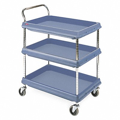INSTOCK GRBC26363DMB Laboratory Utility Deep Ledge Cart Blue