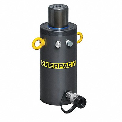 ENERPAC HCG504 Hydraulic Ram: Single Acting, 50 ton Nominal Capacity, 5 in Nominal Stroke Lg, Steel