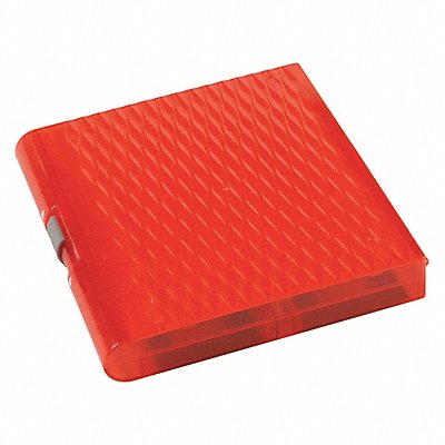 HEATHROW SCIENTIFIC 120579 Slide Box 100 Slots Red PK5