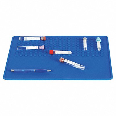 HEATHROW SCIENTIFIC 120747 Ribbed Matting Silicone Blue