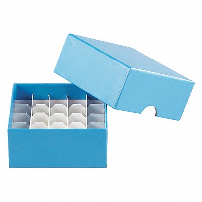 HEATHROW SCIENTIFIC 120519 Cryogenic Vial Storage Box Blue PK200