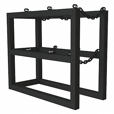 DURHAM MFG GCRV16363008T Gas Cylinder Rack Steel Tubing 36 D