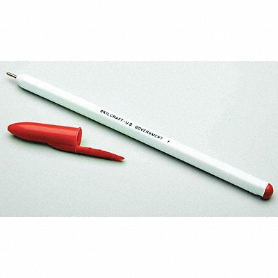 55VD64 ABILITY ONE 7520010000000 Ballpoint Pen 0.7mm Point Red Ink PK12