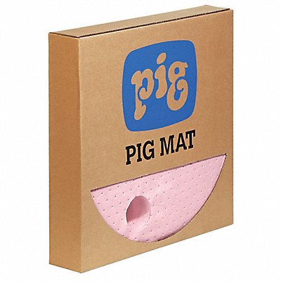 PIG MAT355 Absorbent Pad Chemical Hazmat Heavy PK25