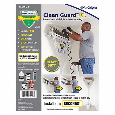 NU-CALGON 415002 Coil Cleaning Bag XL 62 W Plastic