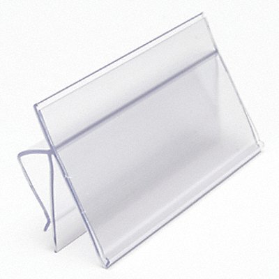 AIGNER INDEX BC24 Label Holder Clear Smooth Slide-In PK25