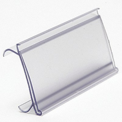 AIGNER INDEX WR12535 Label Holder Clear Slide-In PK25