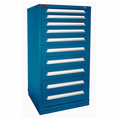LYON X6M683030000CIL K3769 Modular Drawer Cabinet 59.25 x30 x28 Blue 10Drwr
