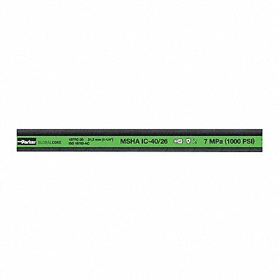PARKER 187TC10BX Hydraulic Hose 5/8 I.D. 50 ft L Black