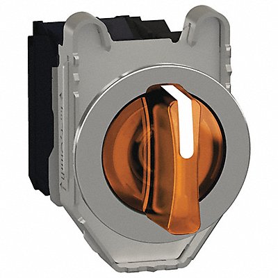 SCHNEIDER ELECTRIC XB4FK135B5 Selector Switch Illuminated 3Pos 30mm Orange