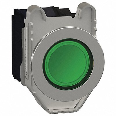 SCHNEIDER ELECTRIC XB4FW33G5 Illuminated PushButton FullVolt Green 1NO/1NC