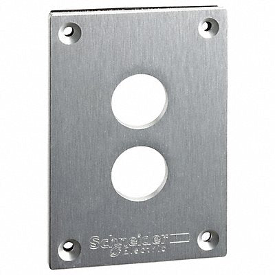 SCHNEIDER ELECTRIC XAPE302 DrilledFrontPlate 22mmHoles NoLegend