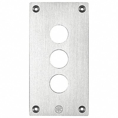 SCHNEIDER ELECTRIC XAPE303 DrilledFrontPlate 22mmHoles NoLegend
