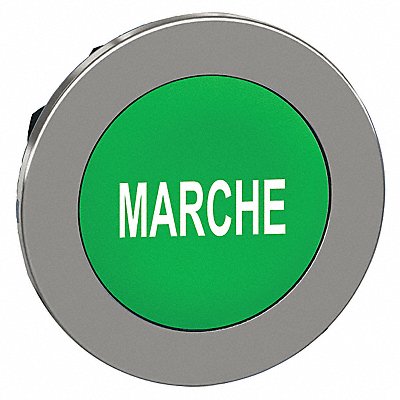 SCHNEIDER ELECTRIC ZB4FA342 Push Button Head Marked 30mm Green