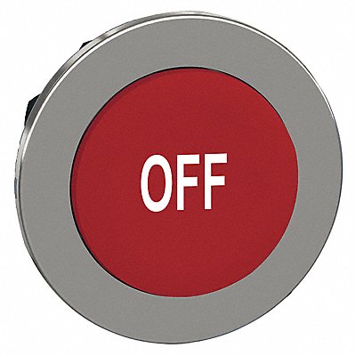SCHNEIDER ELECTRIC ZB4FL435 Extended Push Button Red Non Illuminated 30mm