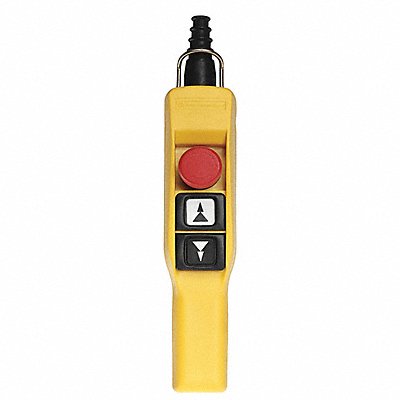 SCHNEIDER ELECTRIC XACA2173 Pendant Control Station Dead End 3Buttn Blk/Rd/Wht