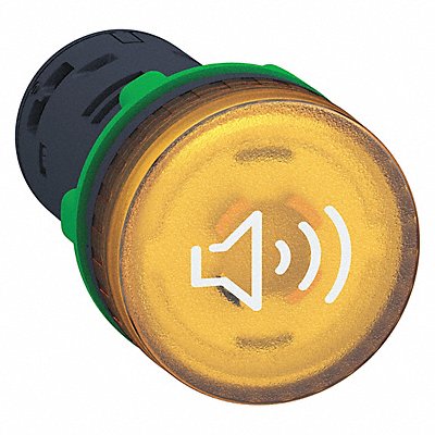 SCHNEIDER ELECTRIC XB5KS2M8 Buzzer 90dB Decibels 230 to 240V Yellow