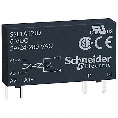 SCHNEIDER SSL1A12BDR Solid State Relay 15-30V DC 2A Pins