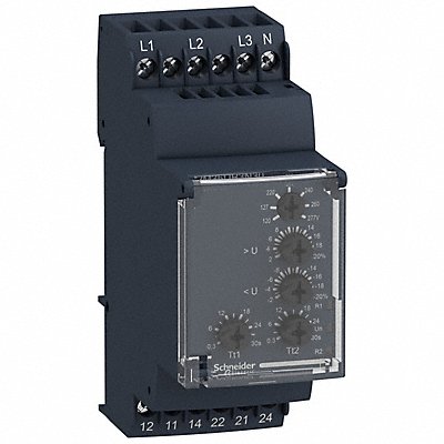 SCHNEIDER RM35UB3N30 Voltage Sensing Relay 12 Pins 120-277VAC