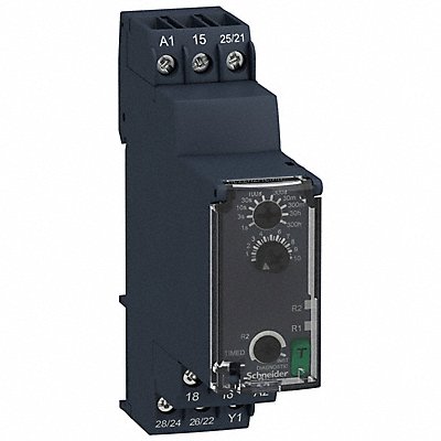 SCHNEIDER RE22R2ACMR Time Delay Relay 24 to 240V AC/DC