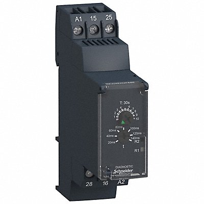 SCHNEIDER RE22R2QEMR Time Delay Relay 24 to 240V AC/DC