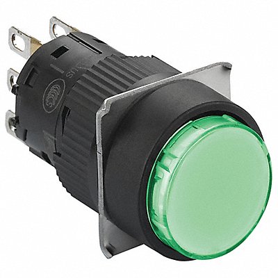SCHNEIDER ELECTRIC XB6EAW3B1P Illuminatedinated PushButton Full Voltage Green SPDT