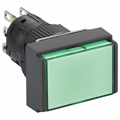 SCHNEIDER ELECTRIC XB6EDW3B1P Illuminatedinated PushButton Full Voltage Green SPDT