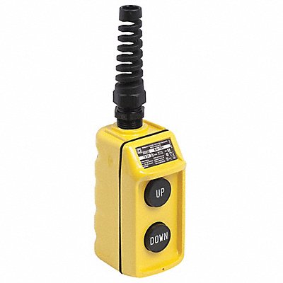 SCHNEIDER ELECTRIC 9001BW102Y Pendant Control Station Dead-End 2 Buttons