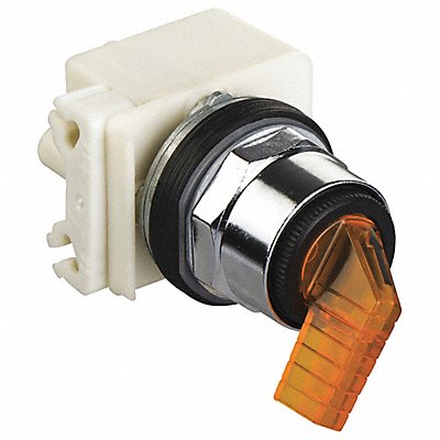 SCHNEIDER ELECTRIC 9001K11J35LY Selector Switch Illum 2Pos 30mm Yellow