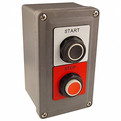 SCHNEIDER ELECTRIC 9001KYSK201 Control Station Dead-End 2 Buttons Blk/Red