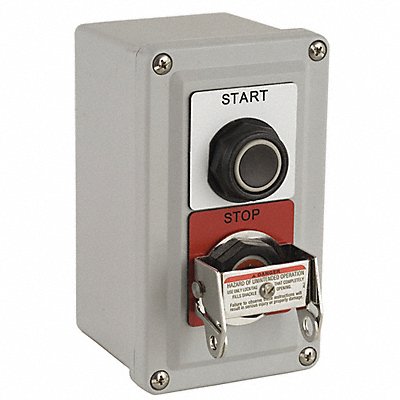 SCHNEIDER ELECTRIC 9001SKY203 Control Station Dead-End 2 Buttons Blk/Red