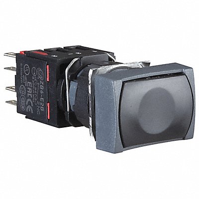 SCHNEIDER ELECTRIC XB6DA22B FlushPushButtonOperator NonIlluminated Blk 1NC