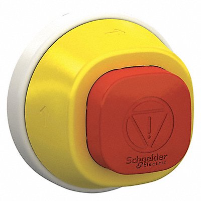 SCHNEIDER ELECTRIC ZB5AS84W2G Emergency Stop Push Button Red LED 22mm