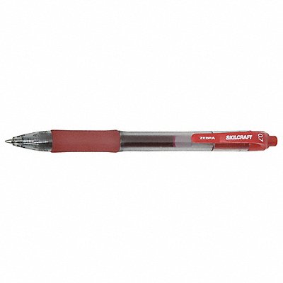 ABILITY ONE 7520020000000 Gel Pen 0.7mm Point Red Ink PK12
