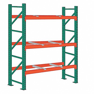 LYON 97SFB096042144 Pallet Rack Starter Unit 2 Shelves Steel