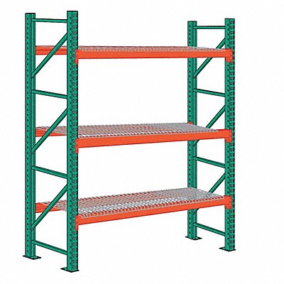 LYON 97SWD120048144 Pallet Rack Starter Unit 2 Shelves Steel
