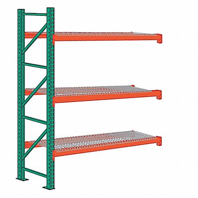LYON 97AWD096042144 Pallet Rack Add-On Unit 2 Shelves Steel