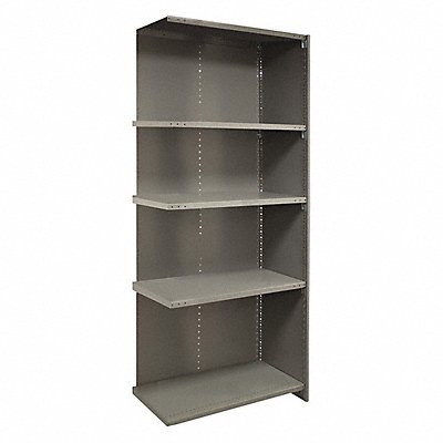 LYON DDJDP3158 Metal Shelving 85 H 48 W Grey