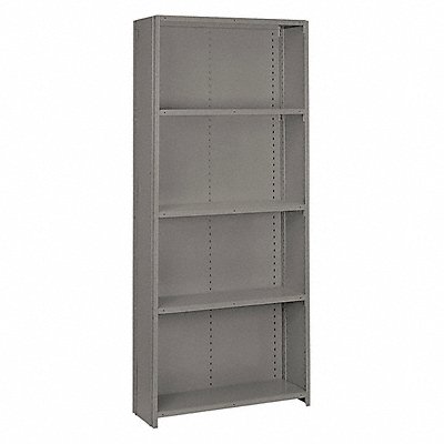 LYON DD8038SH Metal Shelving 84 H 36 W Dove