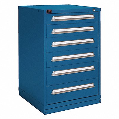 LYON X6M4930301008IL K3756 Modular Drawer Cabinet 44.25 x30 x28 Blue 6Drwr