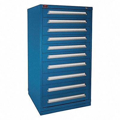 LYON X6M6830301009IL K3770 Modular Drawer Cabinet 59.25 x30 x28 Blue 10Drwr