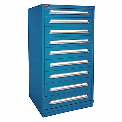 LYON X6M6830301011IL K3766 Modular Drawer Cabinet 59.25 x30 x28 Blue 9Drwr