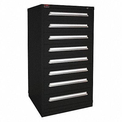 LYON KKM6830301014IL K3763 Modular Drawer Cabinet 59.25 x30 x28 Black 8Drwr