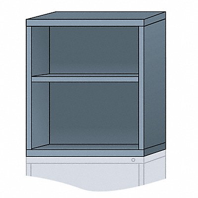 LYON DDN35303010500N K3819 Modular Shelf Cabinet 31 x30 x28 1/4 DvGry 2Shlv